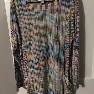 Christopher & Banks Colorful Striped Blouse